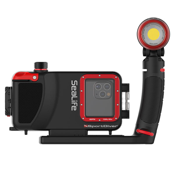 Used SeaLife SportDiver Pro 2500 Set Underwater Housing for Apple’s iPhone - DIPNDIVE