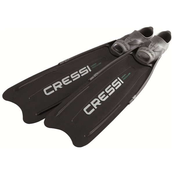 Used Cressi Gara Modular Full Foot Fins, EU 42/43 | US Man 9/10 | US Lady 10/11 - DIPNDIVE