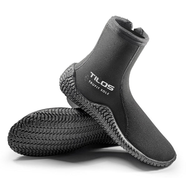 Open Box Tilos 3mm Trufit Titanium Zip Boot-14 - DIPNDIVE