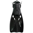 Used Cressi Tonga Short Open Heel Fins - Black/Black - Large/X-Large - US M:9-13 / W:10-14 - DIPNDIVE