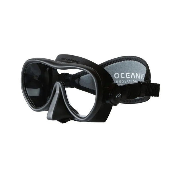 Used Oceanic Shadow Mini Scuba Mask - Black - DIPNDIVE