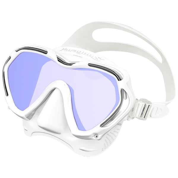 Open Box Tusa Paragon S Dive Mask - White/White - DIPNDIVE