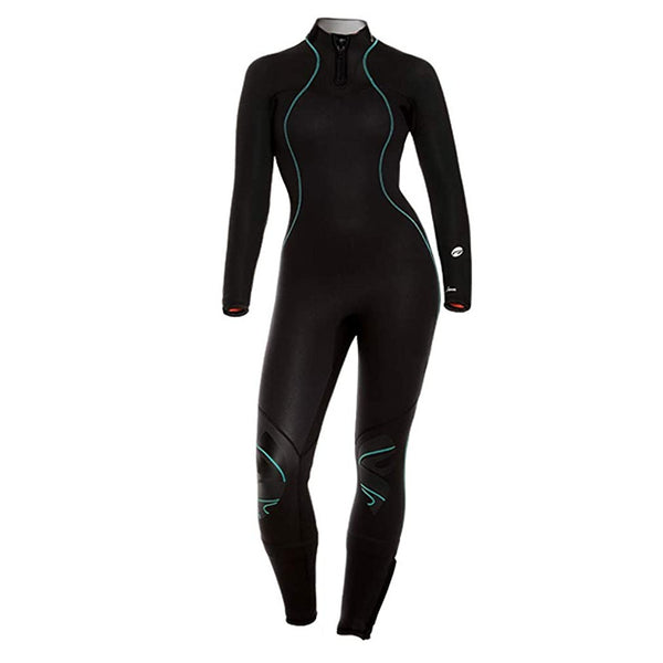 Open Box Bare 5mm Womens Nixie Ultra Dive Wetsuit-Black-06 - DIPNDIVE