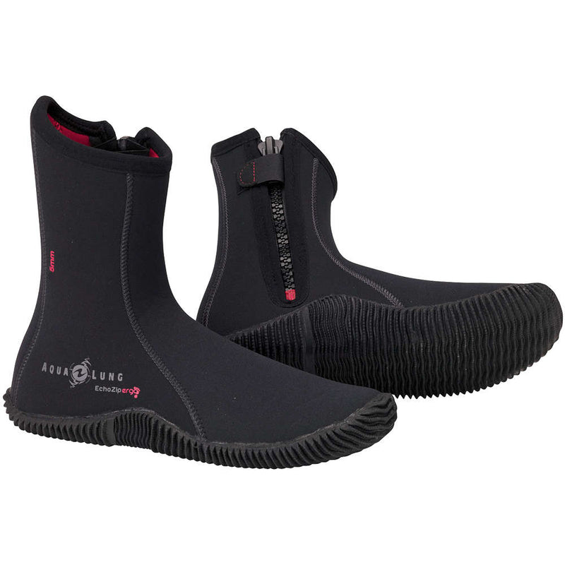 Aqua Lung Mens 5mm EchoZip Ergo Boots - DIPNDIVE