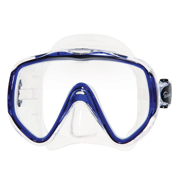 Open Box ScubaMax MK-176 Abaco Scuba Dive Mask - Blue / Clear - DIPNDIVE