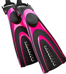 Open Box Atomic Aquatics Blade Fin for Scuba Diving and Snorkeling Fin, Medium, Pink - DIPNDIVE