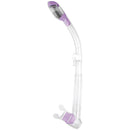 Used Cressi Supernova Dry Adult Size Snorkel-Silver / Black - DIPNDIVE