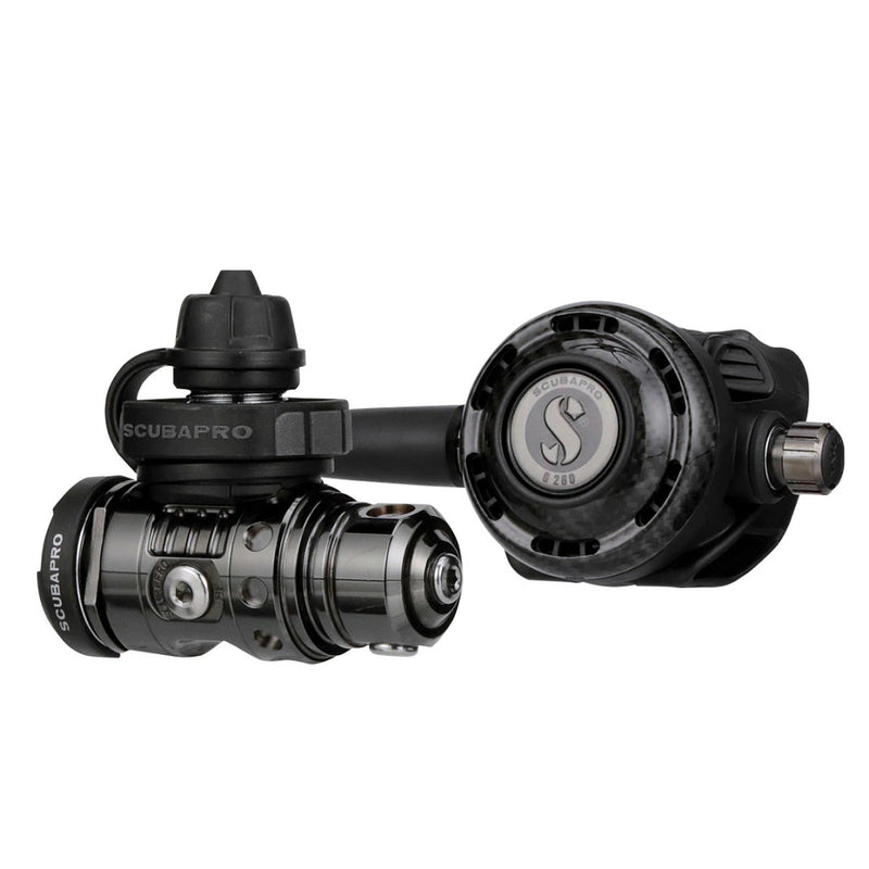 ScubaPro MK19 Evo Din300/G260 Carbon Black Tech Dive Regulator System - DIPNDIVE