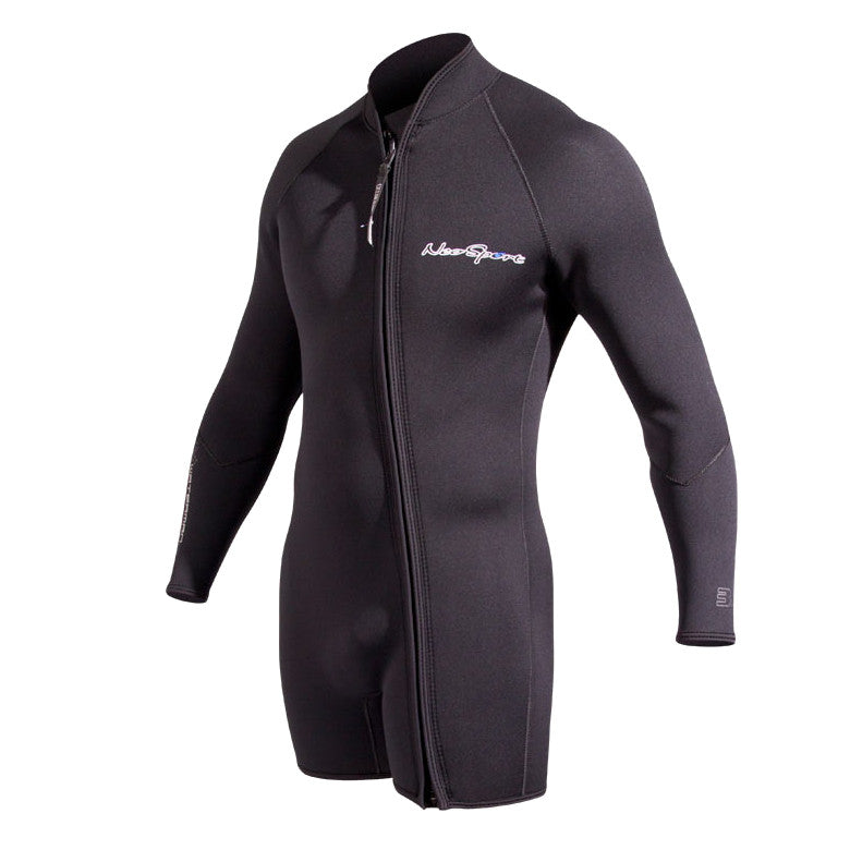 Open Box NeoSport 3mm Men's Premium Neoprene Waterman Wetsuit Jacket-LG - DIPNDIVE