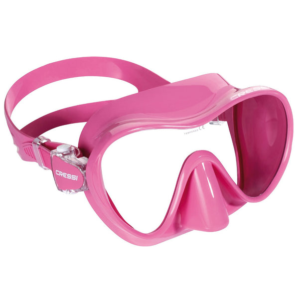 Open Box Cressi Mini Frameless Dive Mask - Pink - DIPNDIVE