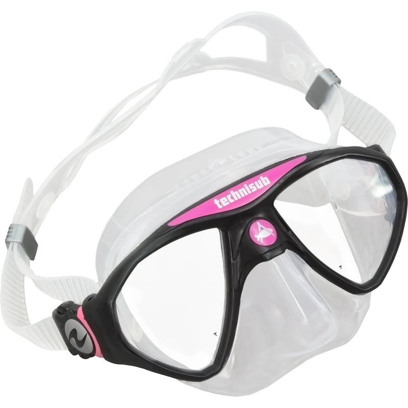 Used Aqua Lung Clear Skirt Micromask Mask-Pink - DIPNDIVE