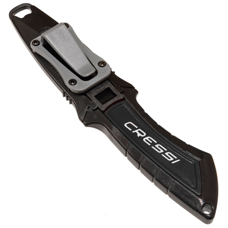 Used Cressi Lima Stainless Steel Scuba Dive Knife-Black - DIPNDIVE
