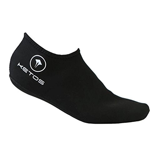 Open Box Ketos Black Medium Low Cut 3mm Premium Neoprene Socks - Black, Size: Medium - DIPNDIVE