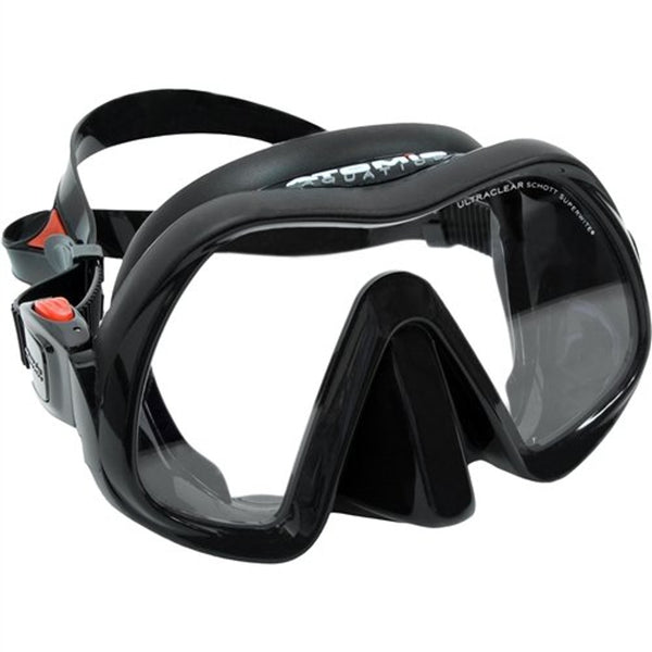 Used Atomic Aquatics Venom Frameless Dive Mask - Black - DIPNDIVE