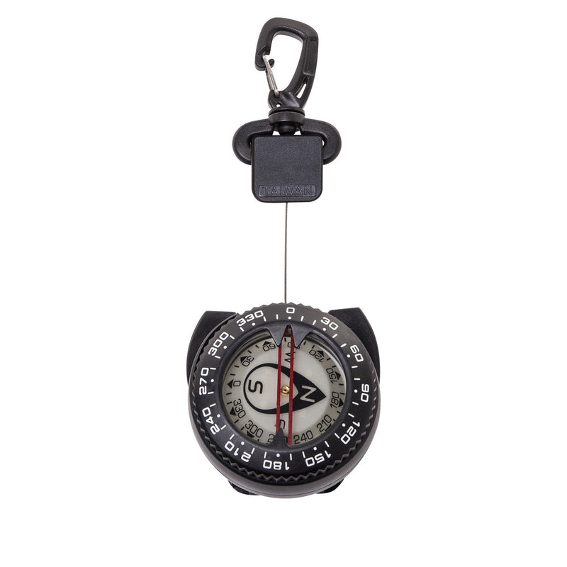 Trident Retractor Compass with Clip - DIPNDIVE