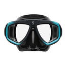 Open Box ScubaPro Zoom Evo Dive Mask Color: Turquoise/BLK - DIPNDIVE
