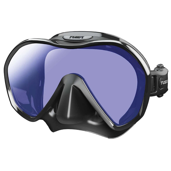 Open Box Tusa Zensee Pro Scuba Diving Mask - Black - DIPNDIVE