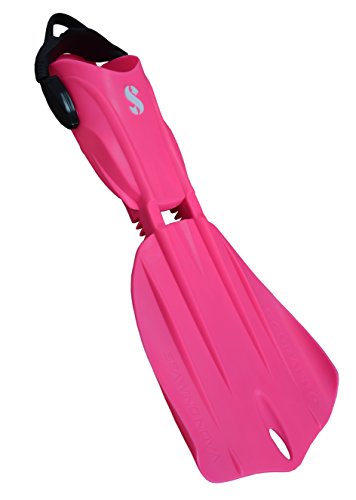 Open Box ScubaPro Seawing Nova Open Heel Fins (Small, Pink) - DIPNDIVE