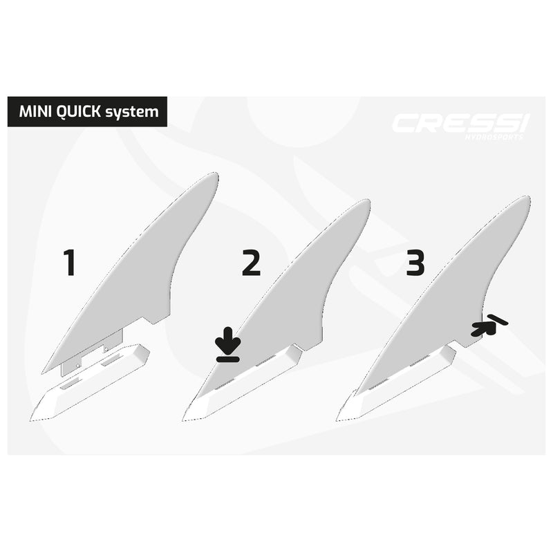 Cressi Mini Quick Skeg Fin 7'' - DIPNDIVE