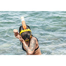 Open Box Ocean Reef ARIA QR+ Full Face Snorkeling Mask-Yellow-Large/X-Large - DIPNDIVE