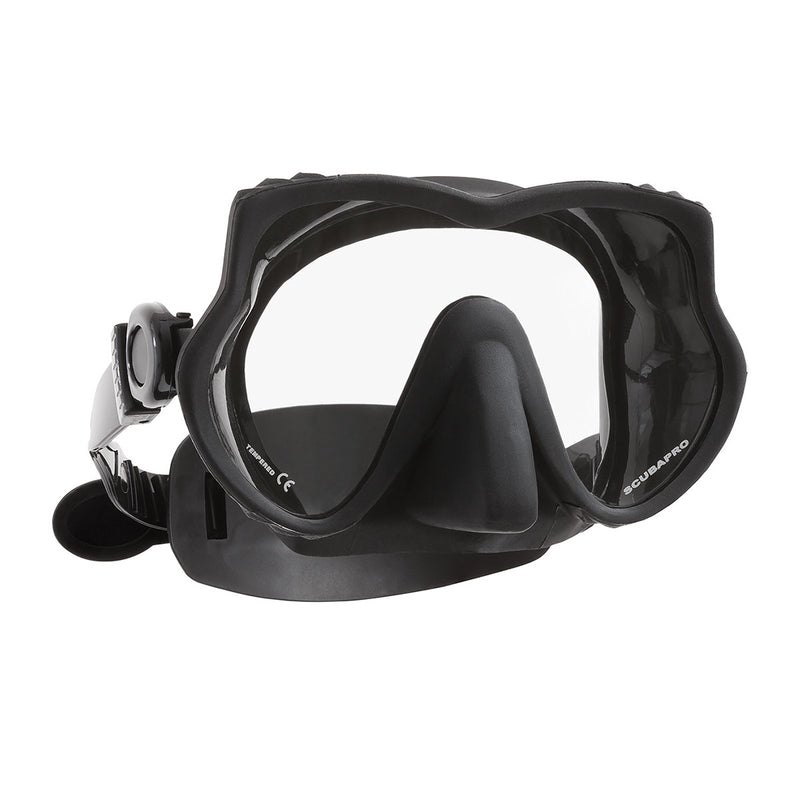 Used ScubaPro Devil Dive Mask - Black - DIPNDIVE