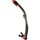 Used Cressi Supernova Dry Adult Size Snorkel-Silver / Black - DIPNDIVE