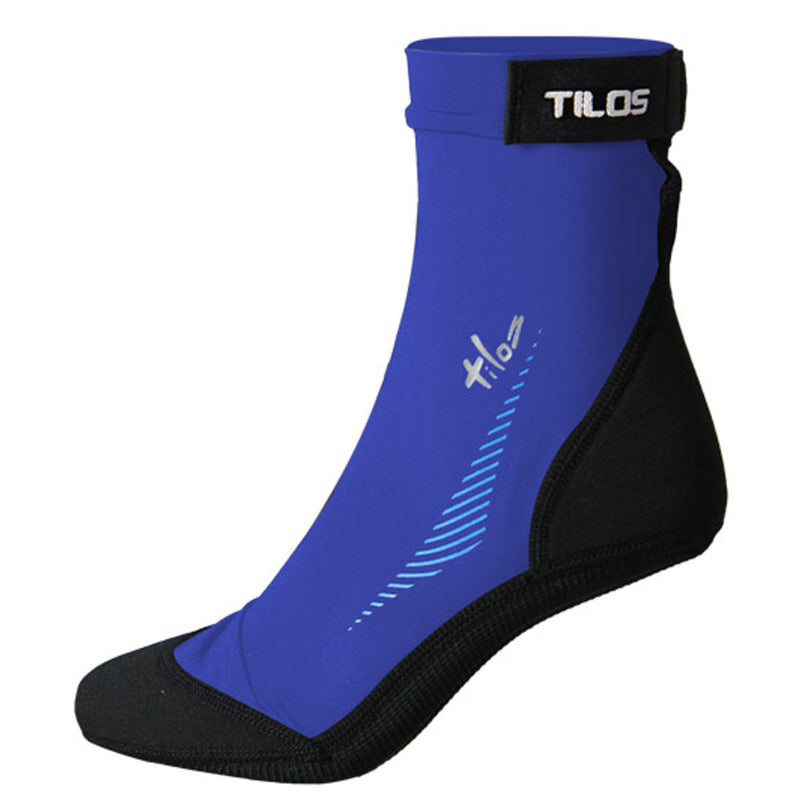 Open Box Tilos 2.5mm Sport Skin Sock (Blue, S - Size 6-7) - DIPNDIVE
