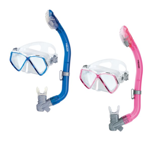 Head Pirate/Pirate Dry JR Youth Combo Swim Mask and Snorkel Set - DIPNDIVE