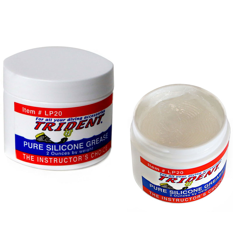 Trident Silicone Grease 100% Pure Lubricant 2 oz Accessory - DIPNDIVE
