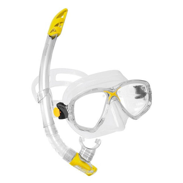 Cressi Sub Marea Mask and Gamma Snorkel Adult Combo Set - DIPNDIVE