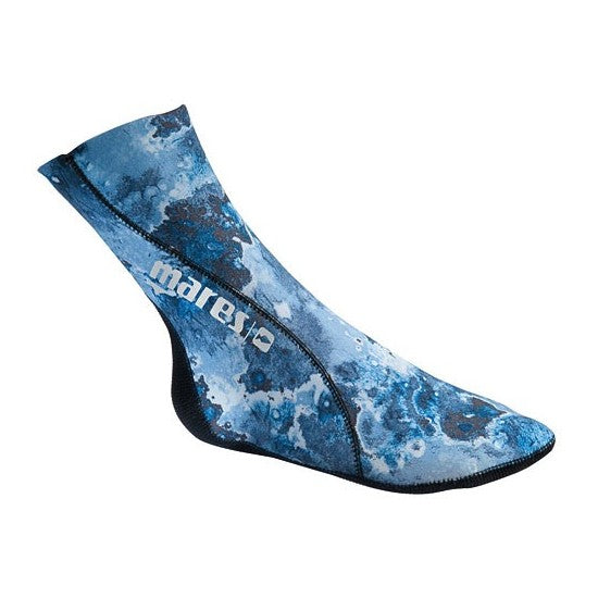 Mares 3mm Camo Blue Dive Socks - DIPNDIVE