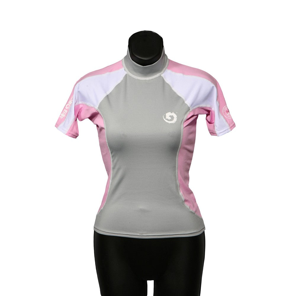 ScubaMax Women's Short Sleeve Dive Rash Guard - DIPNDIVE