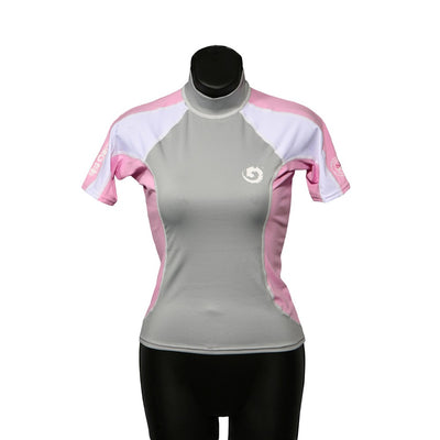 ScubaMax Women's Short Sleeve Dive Rash Guard - DIPNDIVE