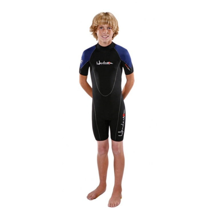 Henderson Junior 3mm Thermoprene Shorty Scuba Diving Wetsuit - DIPNDIVE