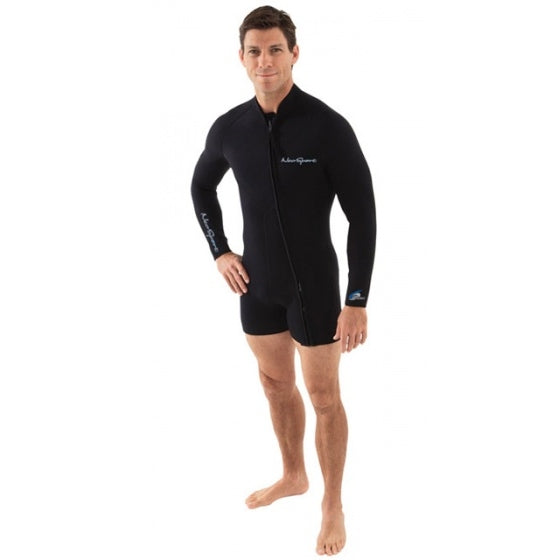 NeoSport 3mm Men's Step-in Jacket Scuba Diving Wetsuit - DIPNDIVE