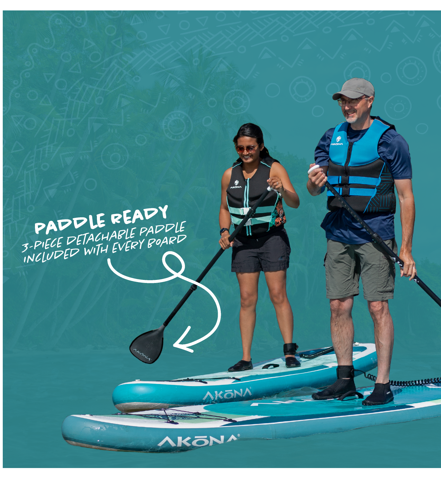 Akona Havana I-SUP Inflatable Stand Up Paddleboard - DIPNDIVE