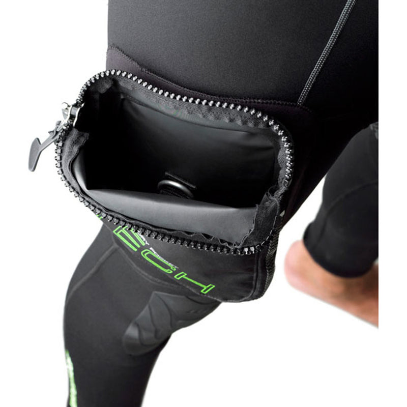 Waterproof Zippered Accessory Pocket For W30 Fullsuit - DIPNDIVE